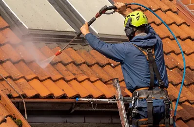 Démoussage et hydrofuge de toiture à Doue